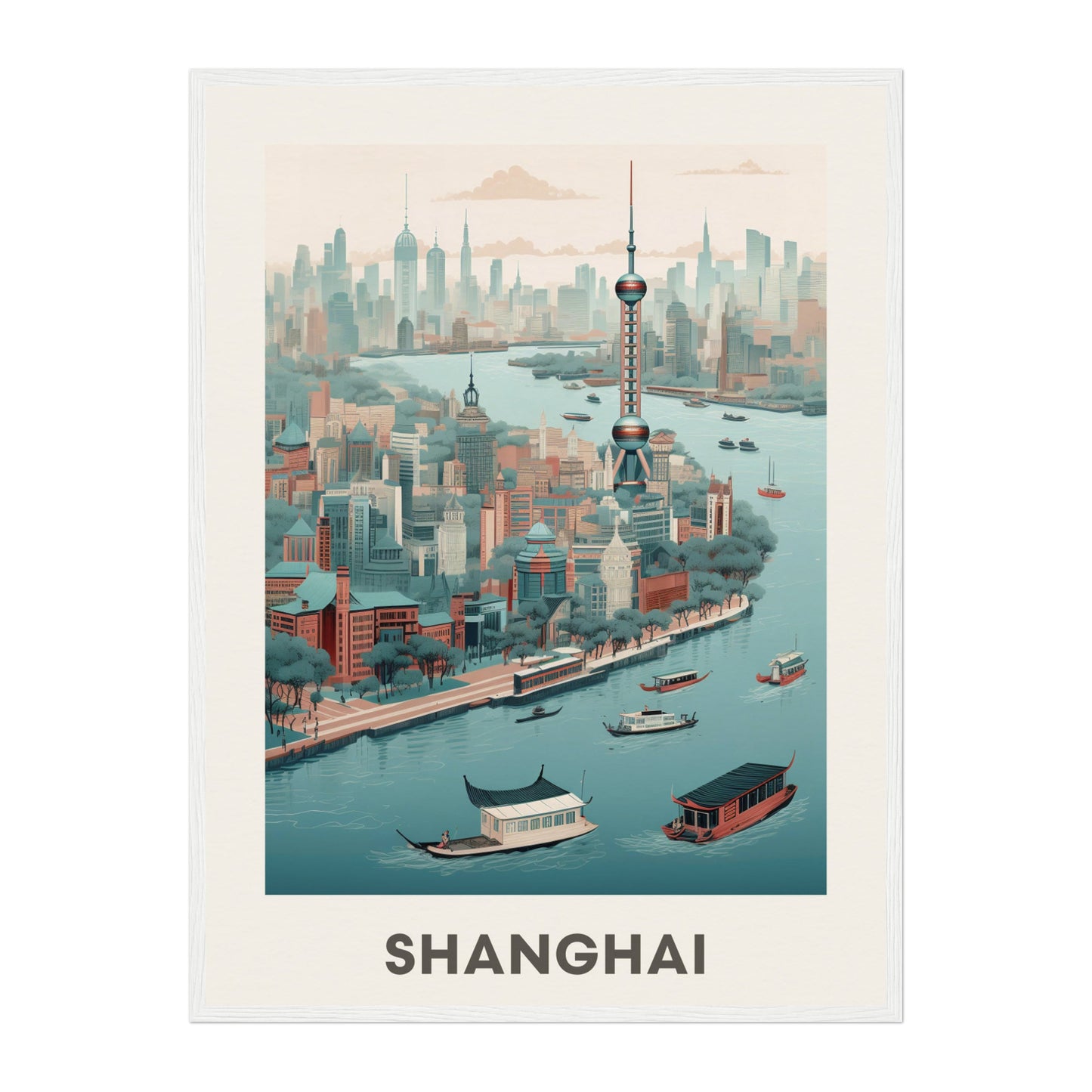 Shanghai, China Wall Art - Uncharted Borders