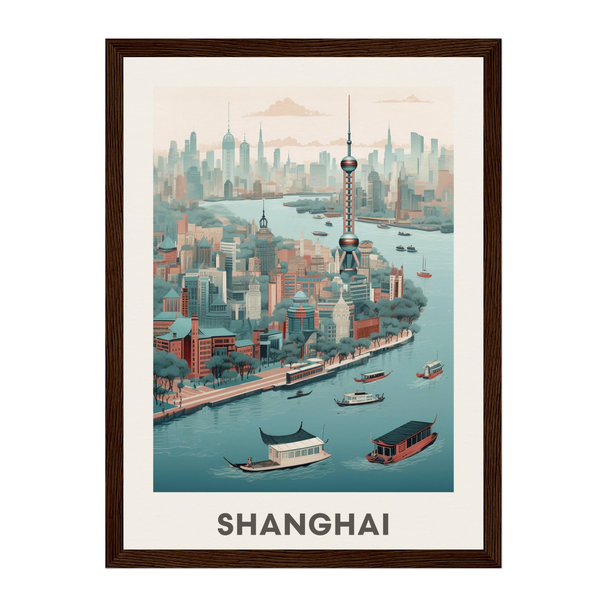 Shanghai, China Wall Art - Uncharted Borders