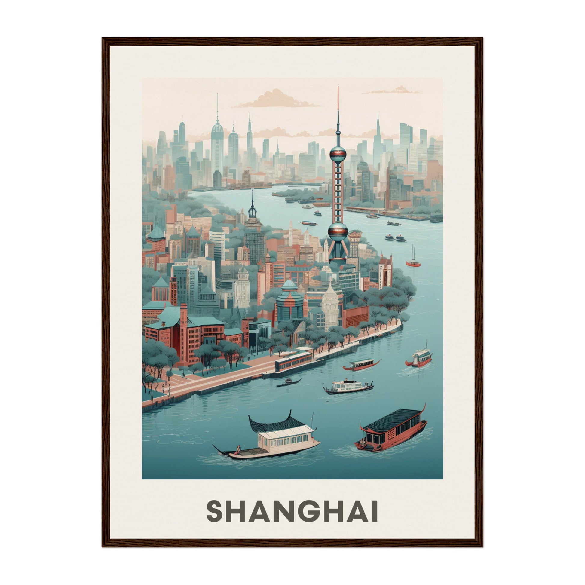 Shanghai, China Wall Art - Uncharted Borders