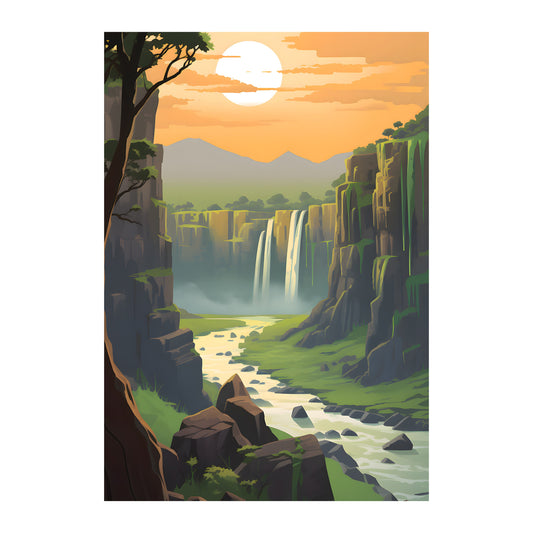 Victoria Falls, Zimbabwe Wall Art - Uncharted Borders