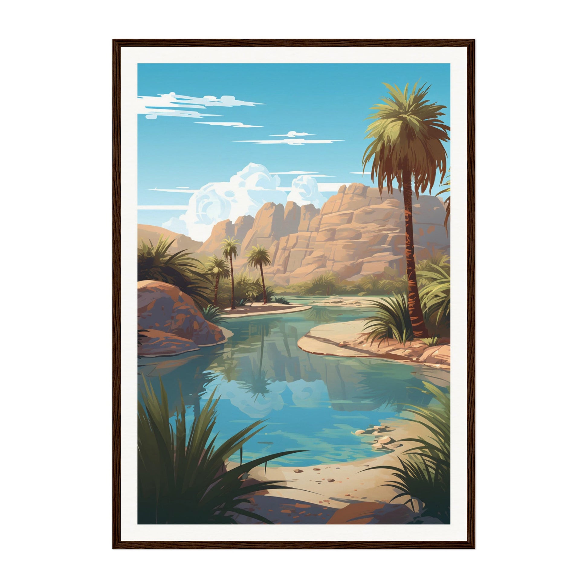 Wadi Bani Khalid, Oman Wall Art - Uncharted Borders