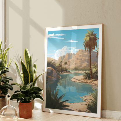 Wadi Bani Khalid, Oman Wall Art - Uncharted Borders