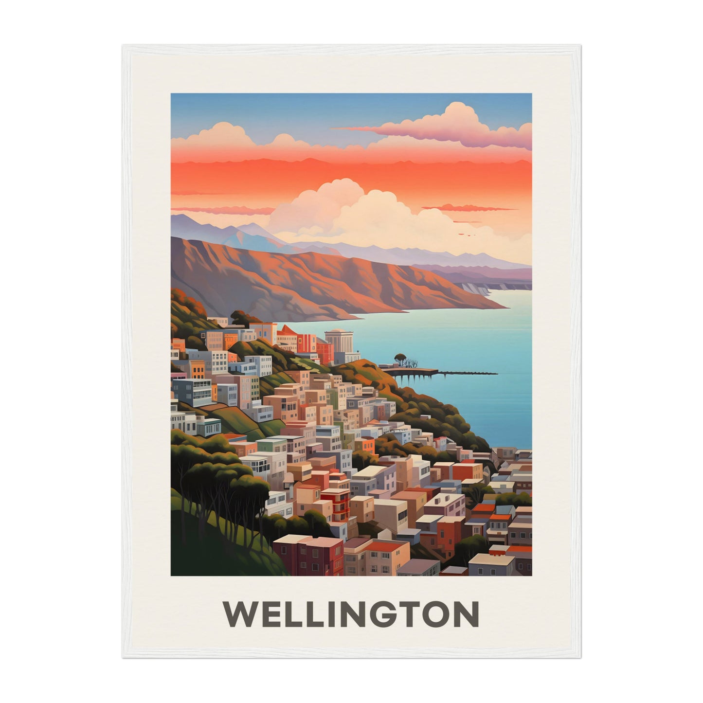 Wellington, New Zealand Wall Art - Uncharted Borders