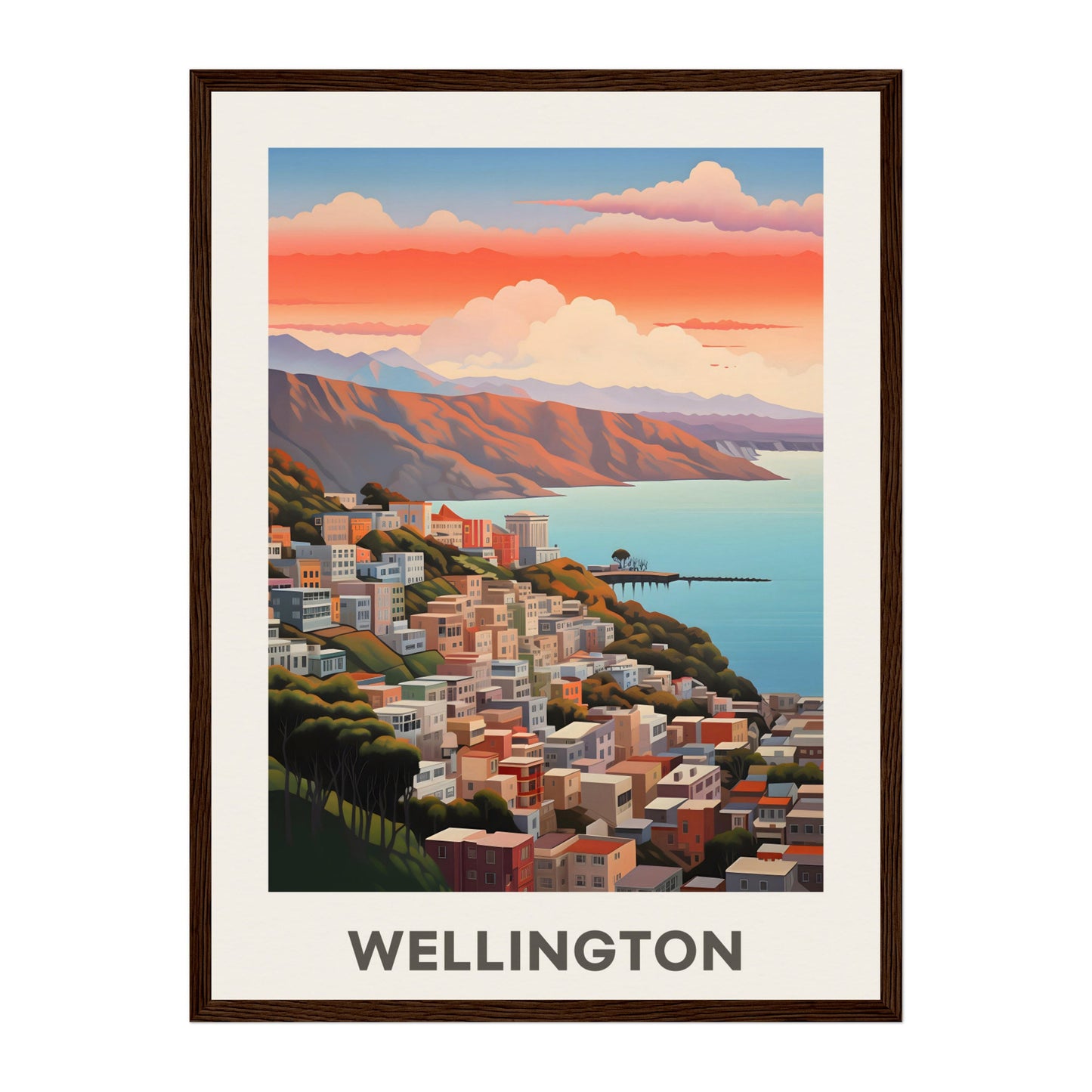 Wellington, New Zealand Wall Art - Uncharted Borders