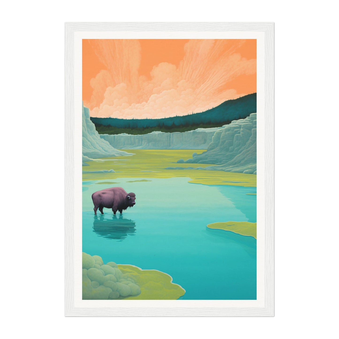 Yellowstone National Park, United States Wall Art - Uncharted Borders